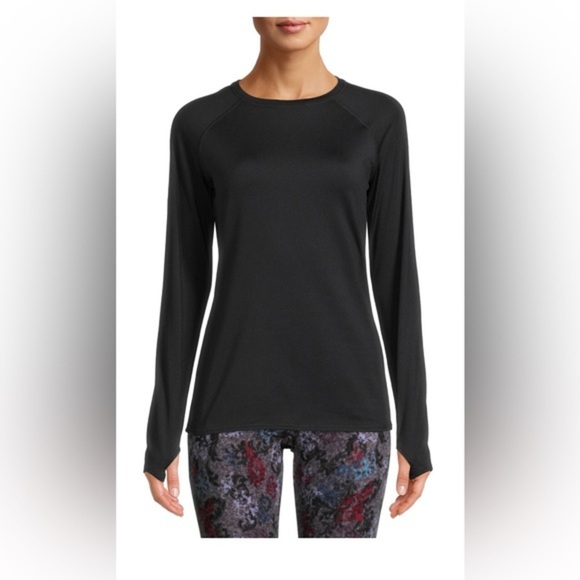 ClimateRight Cuddl Duds black base layer plush warmth long seeve crew Top sz XS - Picture 2 of 9